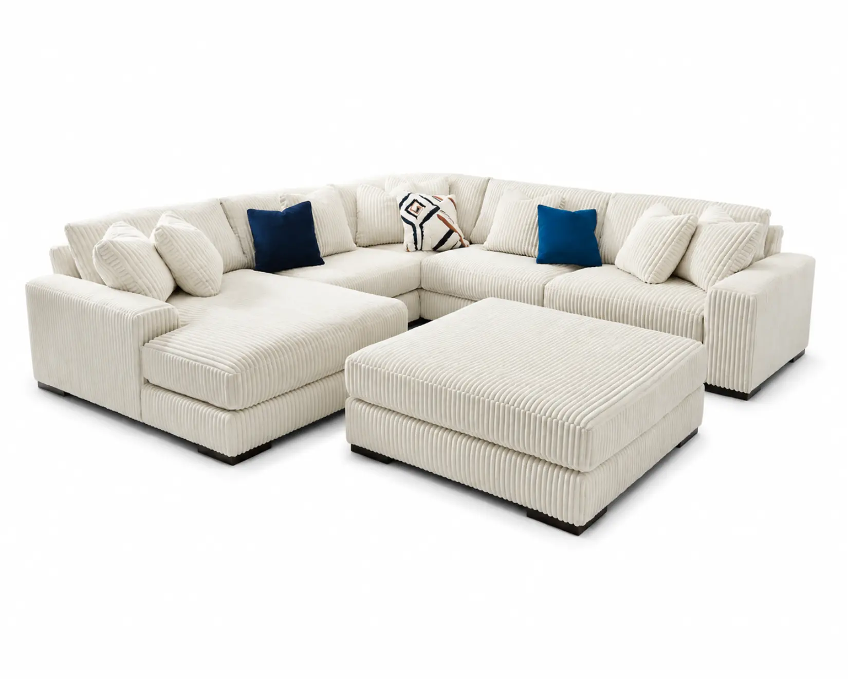 True North Sectional Sofa with White Background