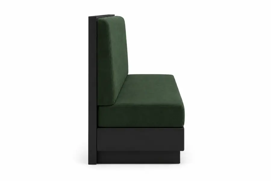 Plain Standard Long Booth Left Side View