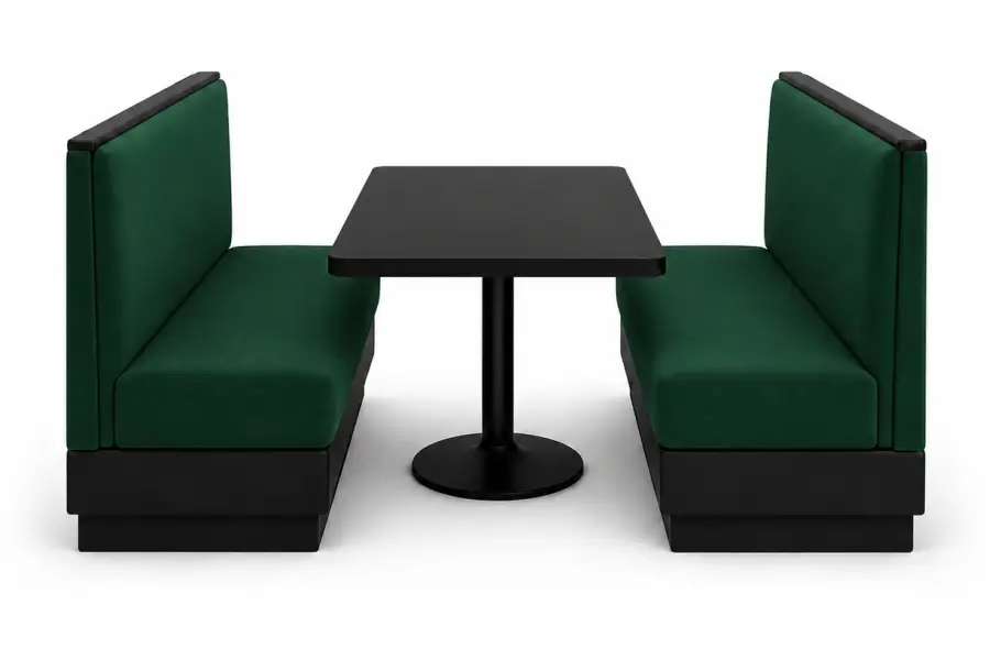 Plain Standard Long Booth with Table